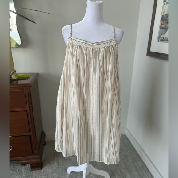 🎉  Bundle 3 for $21 🎉 Gianni Bini Rosie Babydoll Dress Sedona Sunset L NWT - Picture 2 of 11